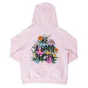 NWT Be a Good Person April Showers by Kirileigh - Hoodie - Pink